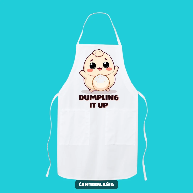 Funny Dumpling Rice Ball Apron: Cook with Fun in This Hilarious Kitchen Gear
