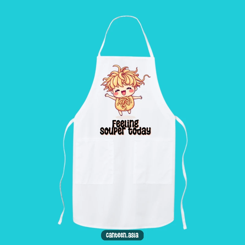 Funny Ramen Dancing Apron - Hilarious Kitchen Gear for Noodle Lovers