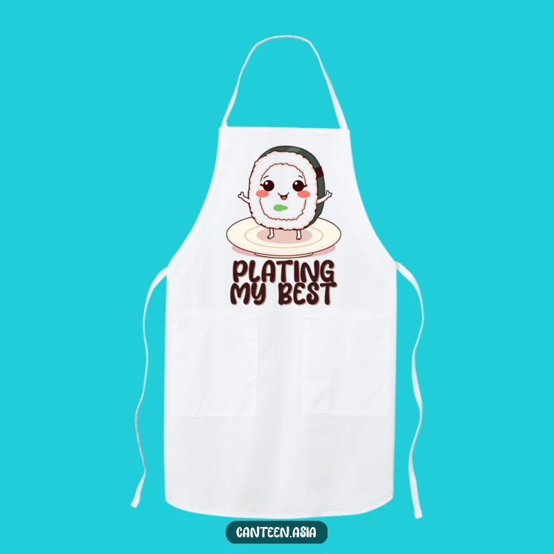 Funny Sushi Dance Apron: Cook with Fun in This Hilarious Kitchen Gear