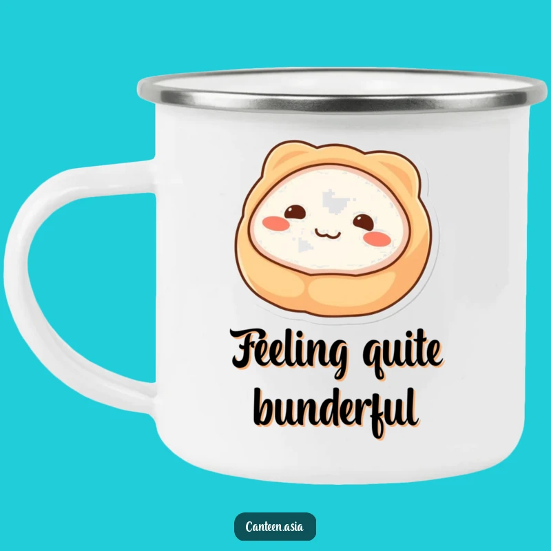 Funny Dim Sum Smile Camping Mug - Enjoy Drinks with Cute Charm & This Funny Gift
