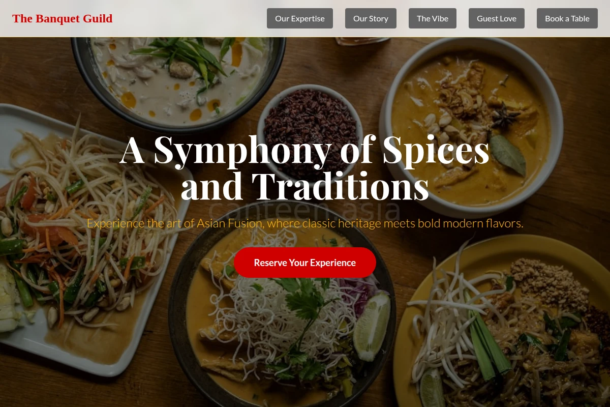 Fresh Asian Fusion Food