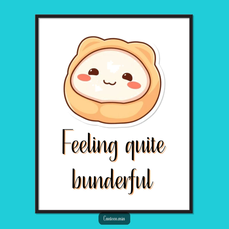 Funny Dim Sum Smile Digital Art - Decorate with Adorable Charm & This Funny Gift