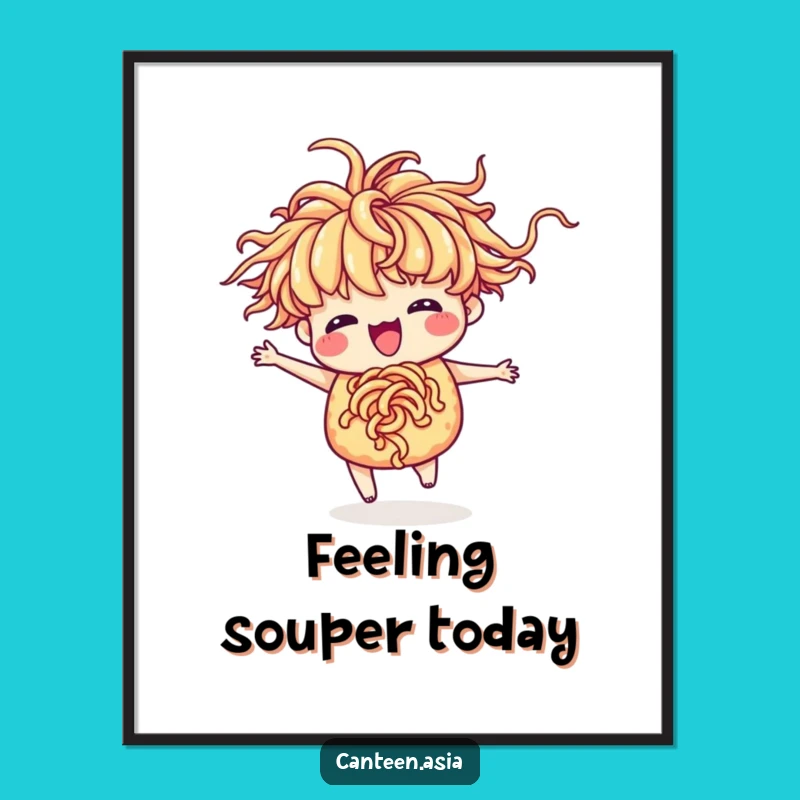 Funny Ramen Dance Digital Print - Hilarious Noodle Art Download for Instant Joy