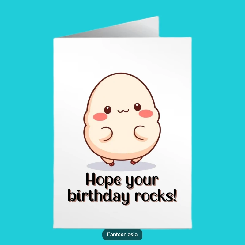 Free Printable Birthday Card: Hopping Dumpling Pal! Perfect Downloadable Gift